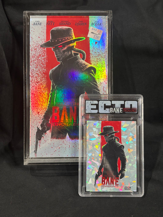 Bane Unchained – "Cad Bane x Django Unchained VHS + Custom Card Set" – (Ecto Selecto 1/1)