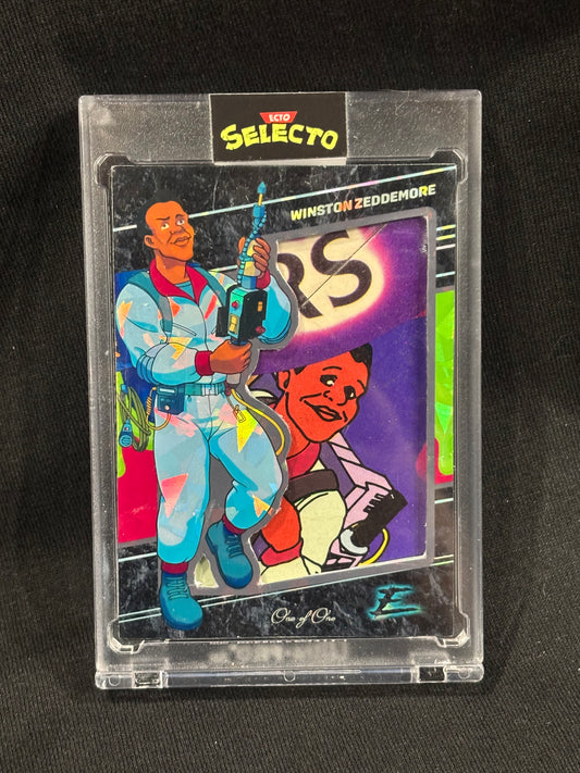 Winston Zeddemore – “Kenner Relic Cracked Ice 1/1” – (Ecto Selecto Custom Card)