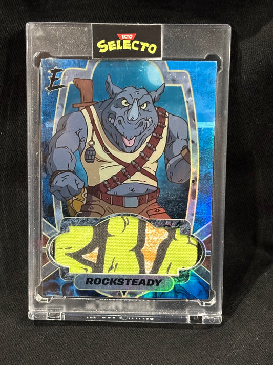 Rocksteady – TMNT Relic Card – (1/1 Ecto Selecto Slabbed Collectible)