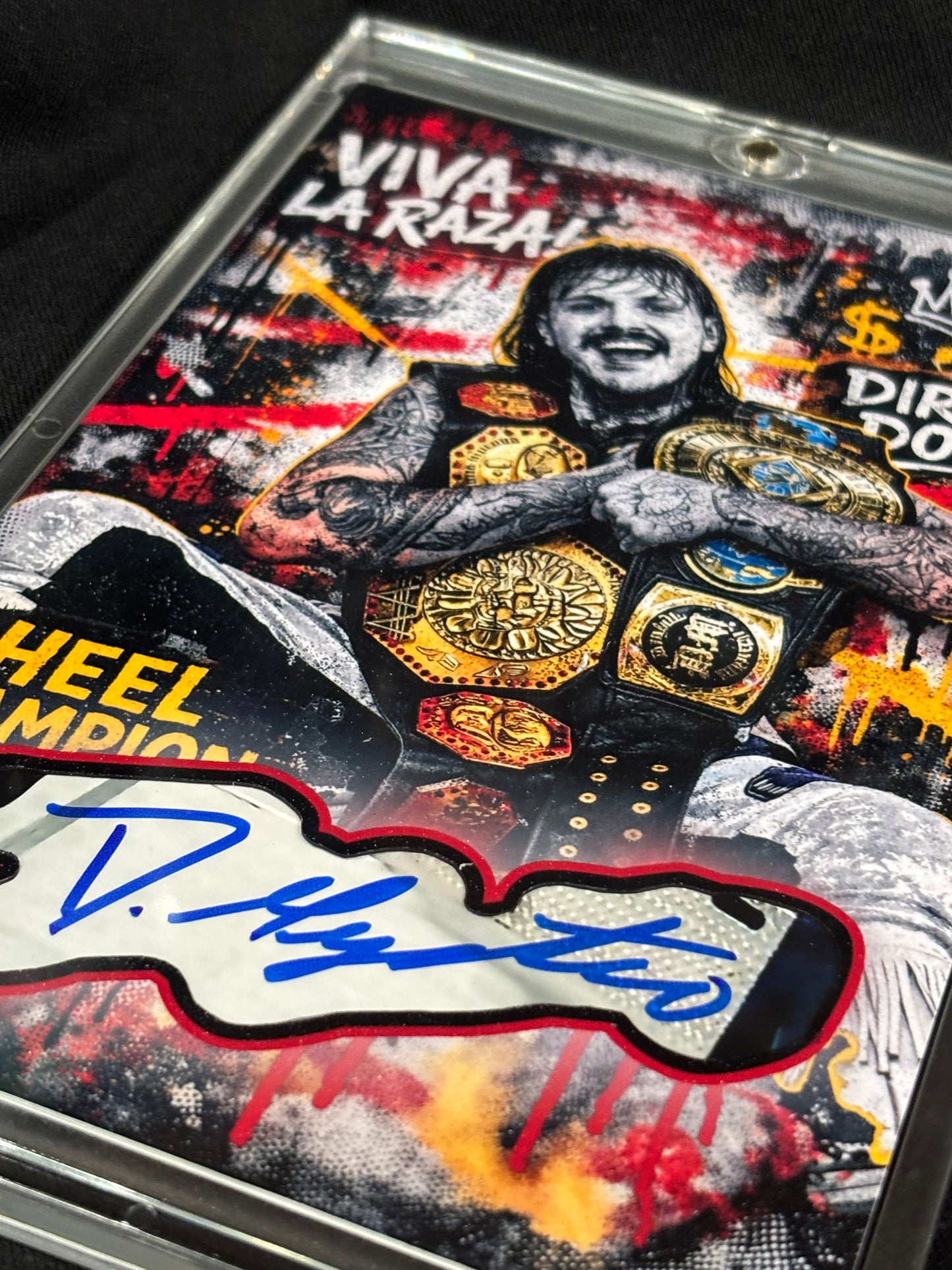 Dominik Mysterio – "Dirty Dom Heel Champion" – JSA Cert (Ecto Selecto 4x6 Cut Signature 1/1)