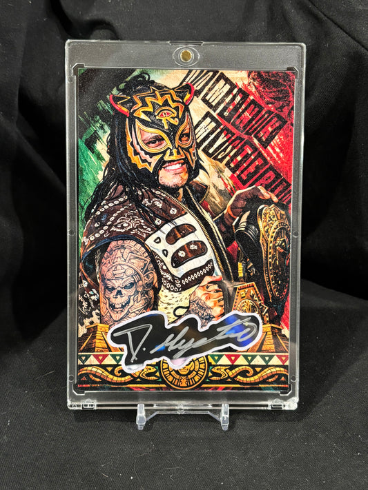 Dominik Mysterio – Masked Dynasty – (Ecto Selecto 4x6 Cut Signature 1/1)