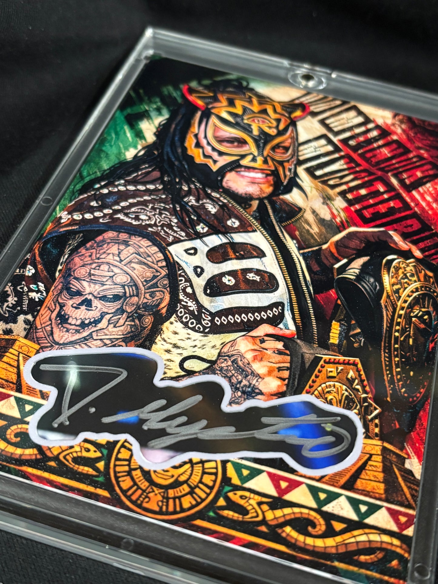 Dominik Mysterio – Masked Dynasty – (Ecto Selecto 4x6 Cut Signature 1/1)