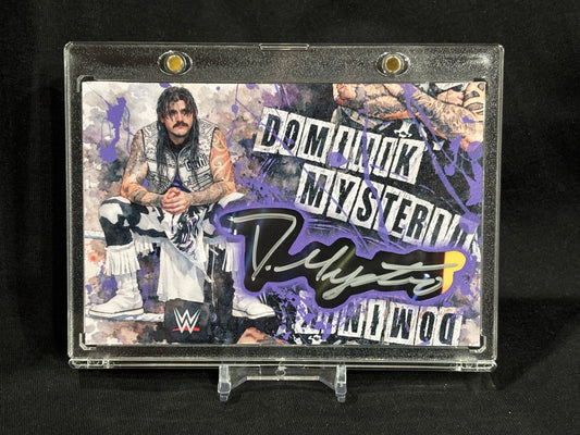 Dominik Mysterio – “Dirty Dom” – (Ecto Selecto Cut Signature 3.5x5)
