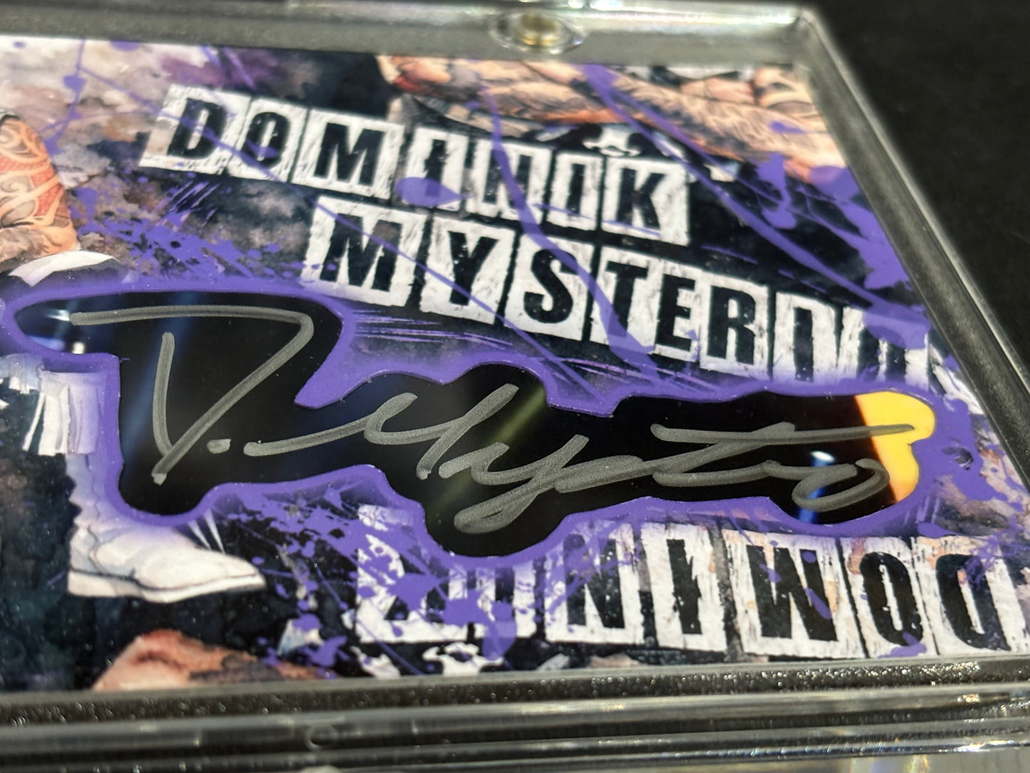 Dominik Mysterio – “Dirty Dom” – (Ecto Selecto Cut Signature 3.5x5)