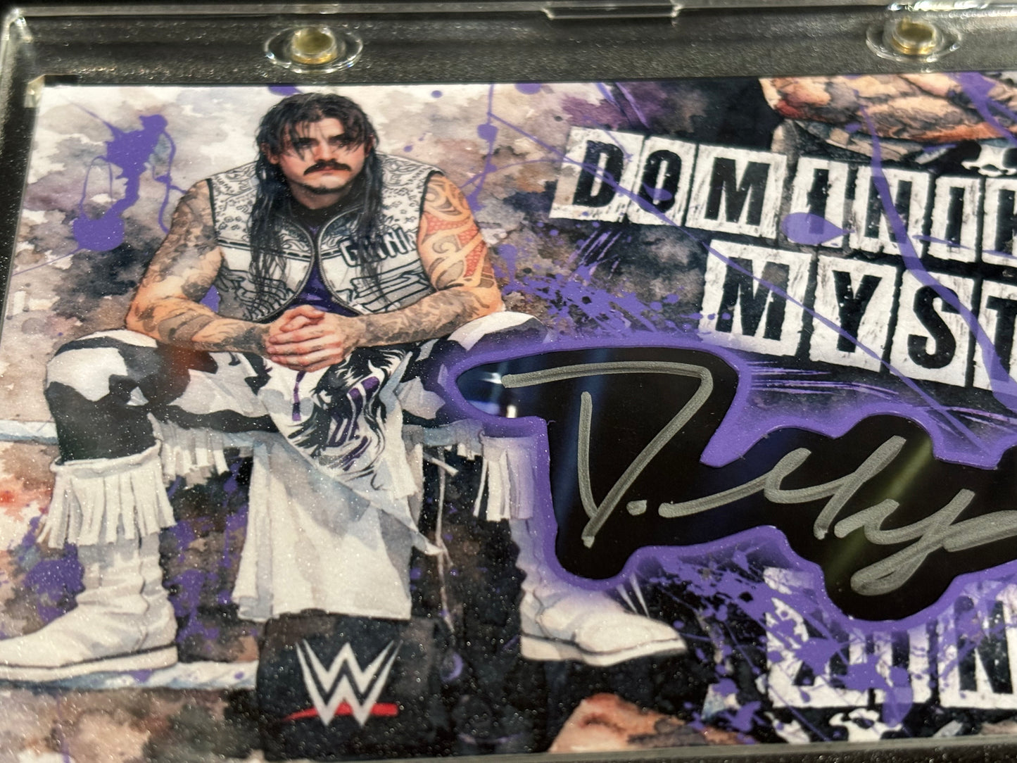 Dominik Mysterio – “Dirty Dom” – (Ecto Selecto Cut Signature 3.5x5)