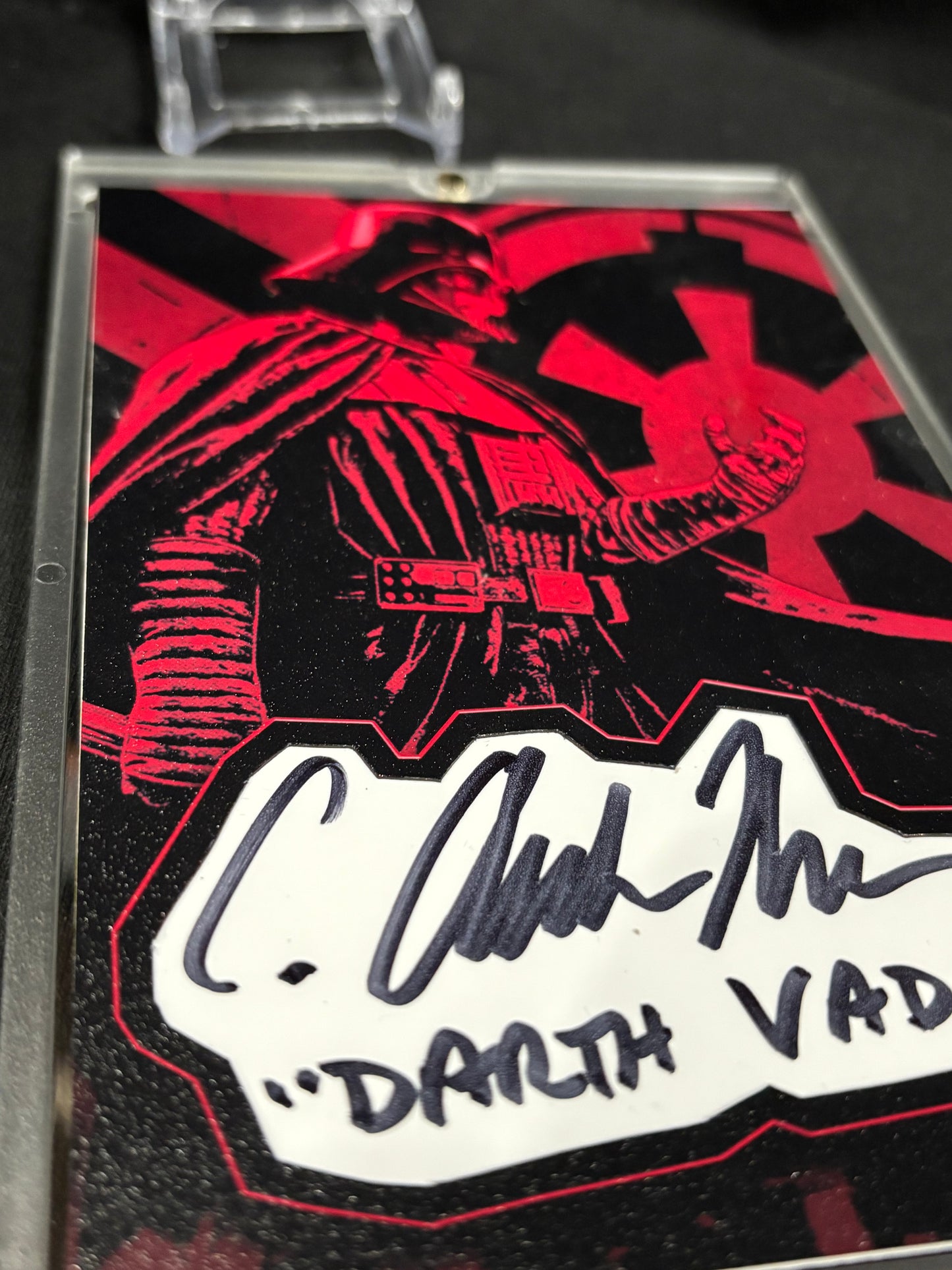 Darth Vader – “Industrial Command” – (Ecto Selecto 4x6 Cut Signature 1/1)