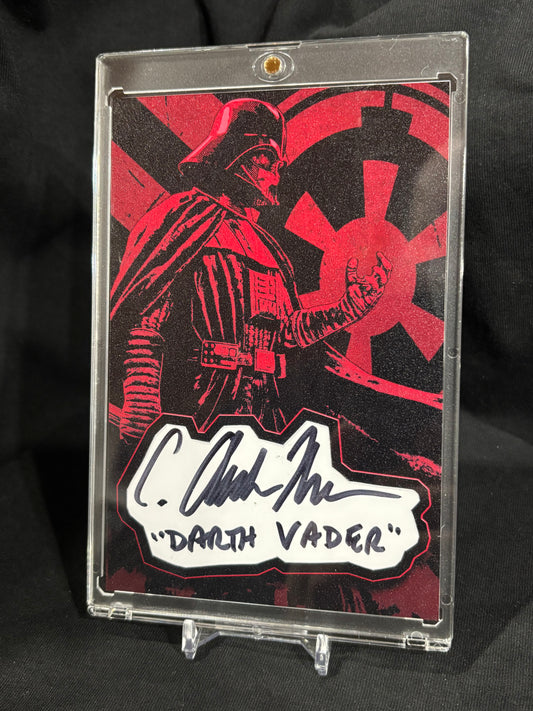 Darth Vader – “Industrial Command” – (Ecto Selecto 4x6 Cut Signature 1/1)