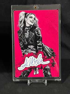 Alexa Bliss – “Pink Rebellion” – (Ecto Selecto 1/1 Cut Signature 4x6)