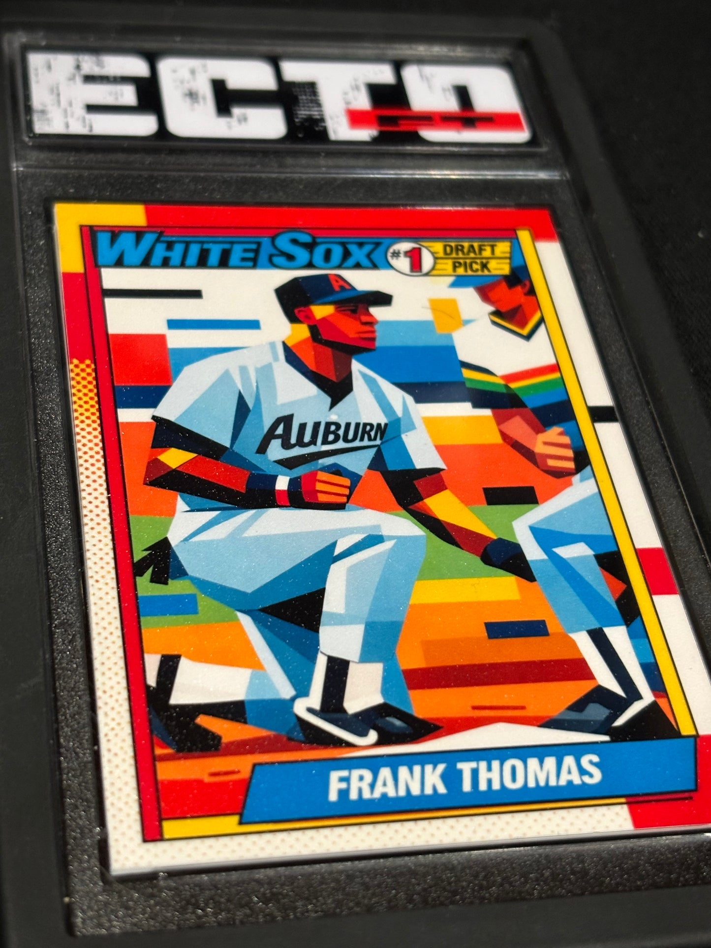 Frank Thomas – “Draft Day Geometry” – (Geometric Greats 1/1 Art Card)