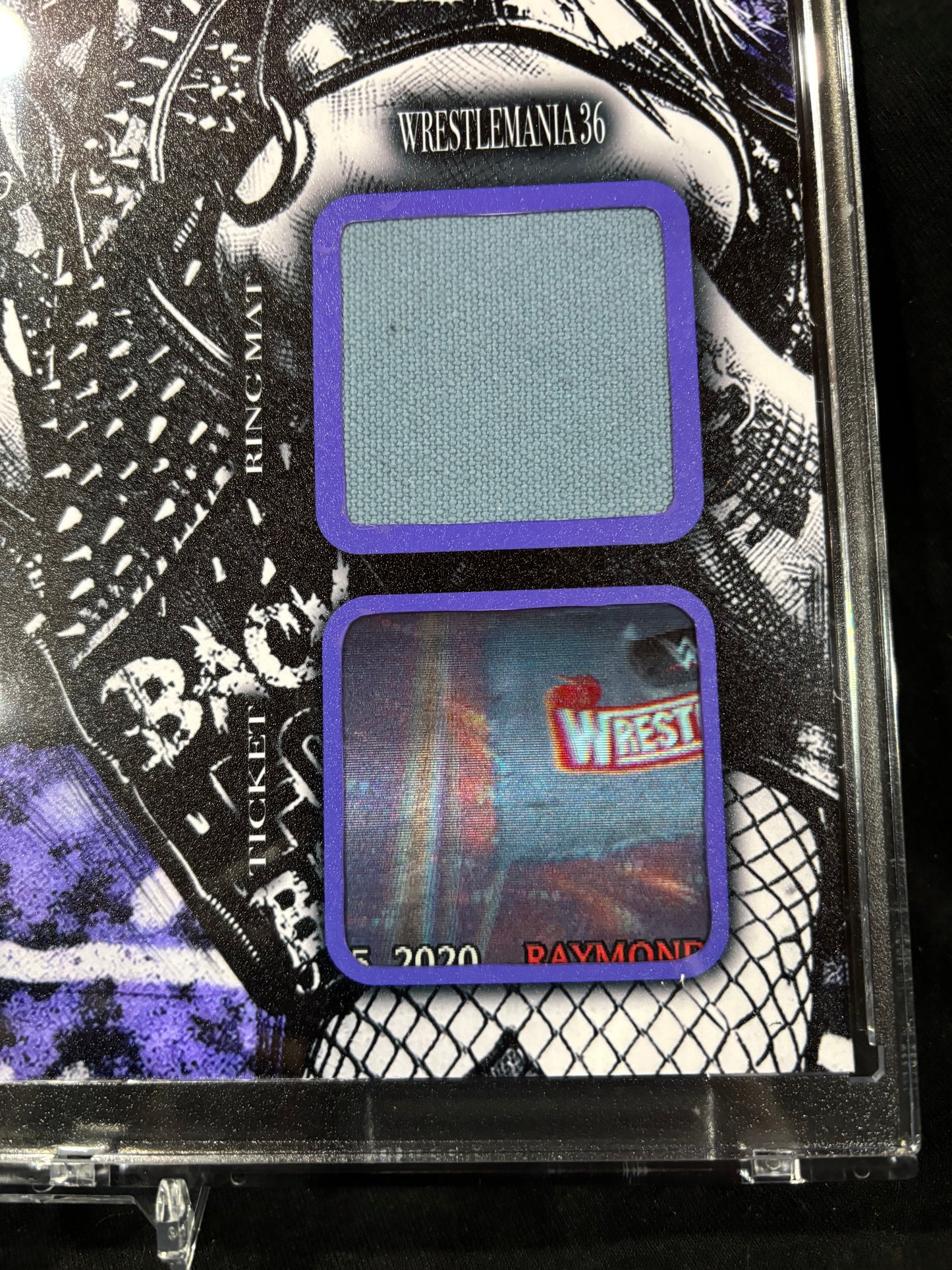 Rhea Ripley – “WrestleMania 36 Artifact Presentation” – (Ecto Selecto 8x10 Relic Autograph 1/1)