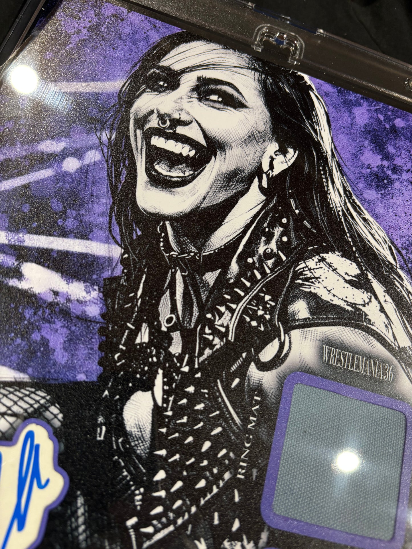 Rhea Ripley – “WrestleMania 36 Artifact Presentation” – (Ecto Selecto 8x10 Relic Autograph 1/1)