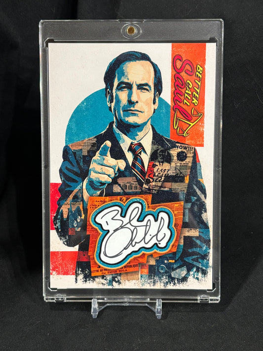 Bob Odenkirk – Saul Goodman – 1/1 Cut Signature Art Card (Better Call Saul) – 4x6