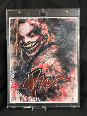 Bray Wyatt – “The Fiend” – 1/1 Cut Signature Art Piece – JSA Certified – (Ecto Selecto 8x10)