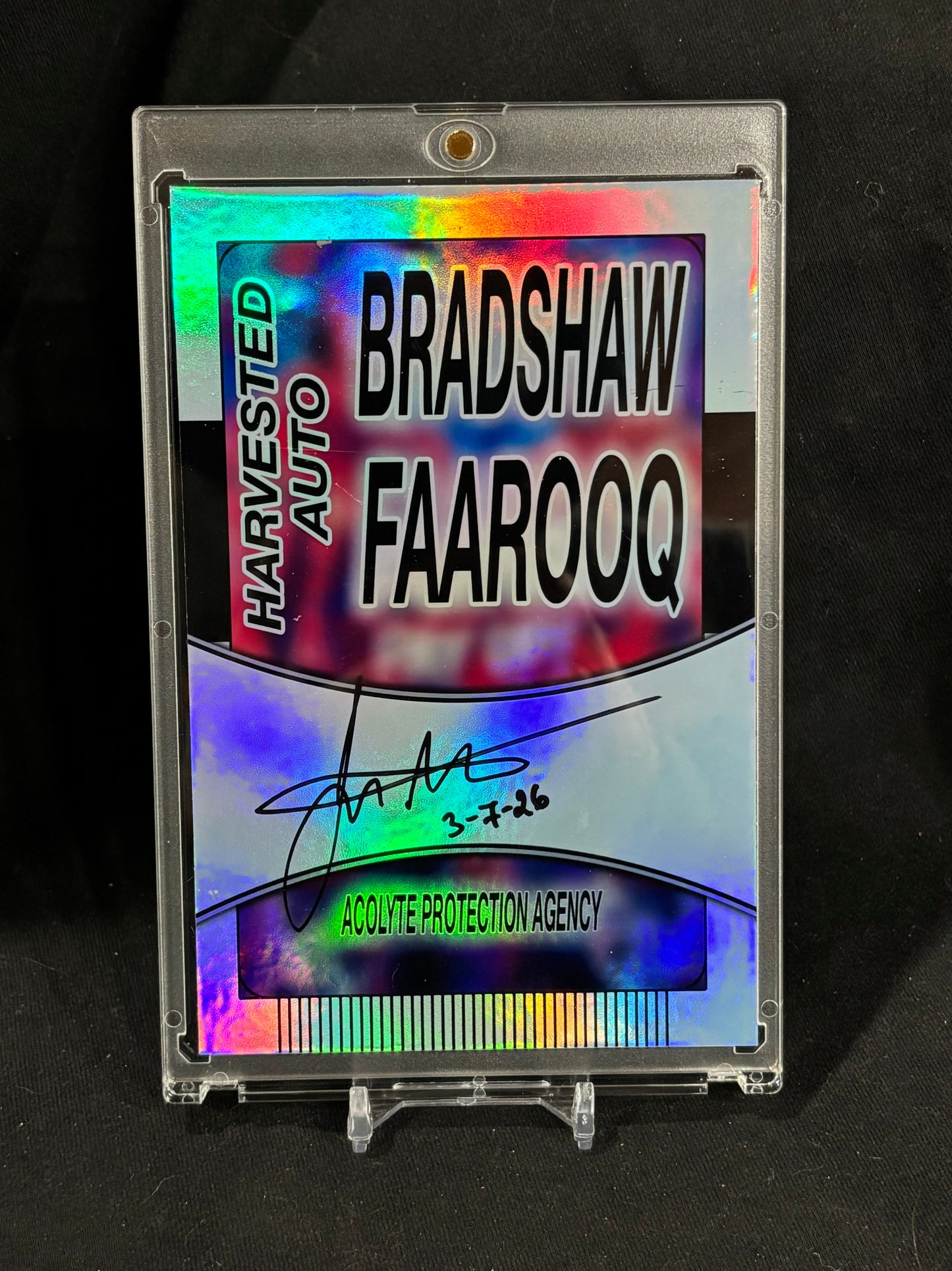 APA – “Pay Up!” – Bradshaw & Faarooq Dual Autograph (Ecto Selecto 1/1 Art Card)