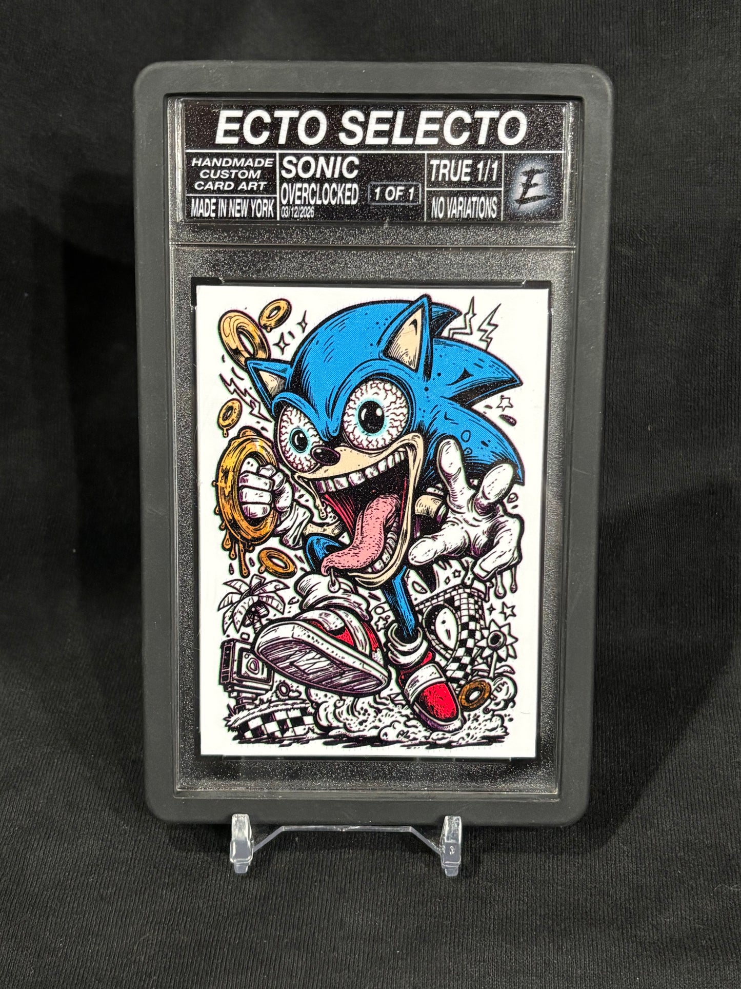 Sonic – “Overclocked” – (Ecto Selecto 1/1 Custom Art Card)