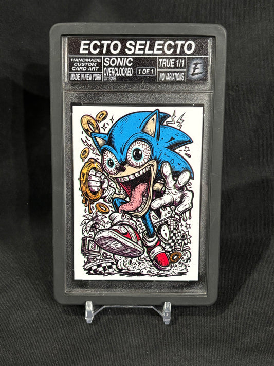 Sonic – “Overclocked” – (Ecto Selecto 1/1 Custom Art Card)