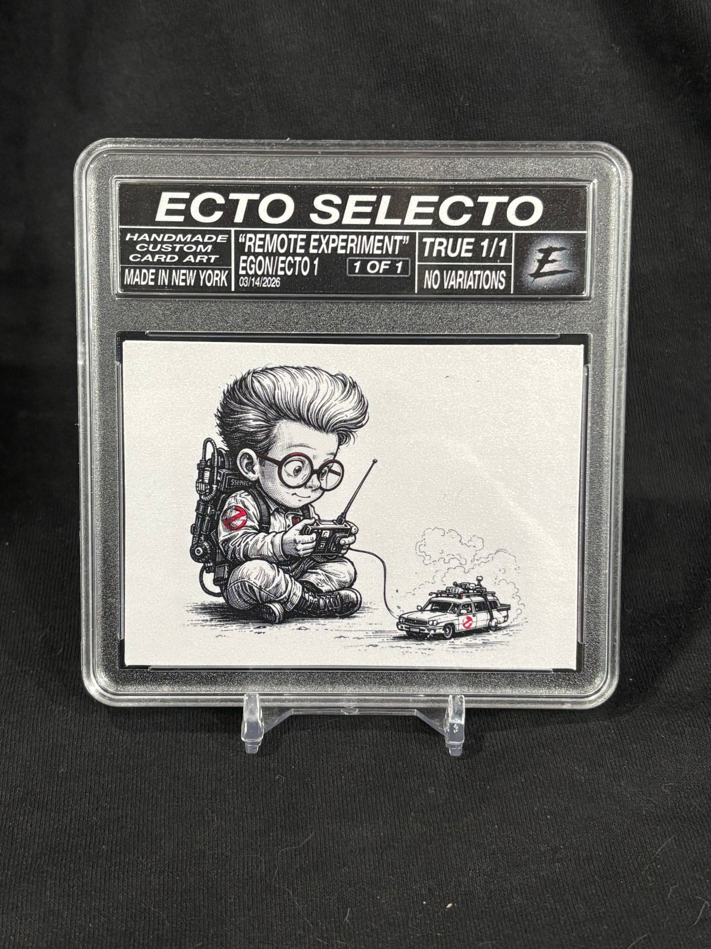 Egon Spengler – “Remote Experiment” – (Ecto Selecto 1/1 Art Card)