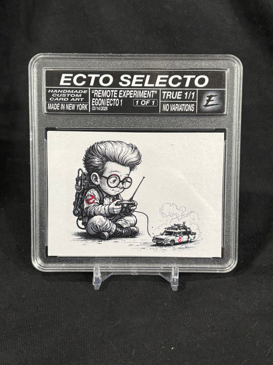 Egon Spengler – “Remote Experiment” – (Ecto Selecto 1/1 Art Card)