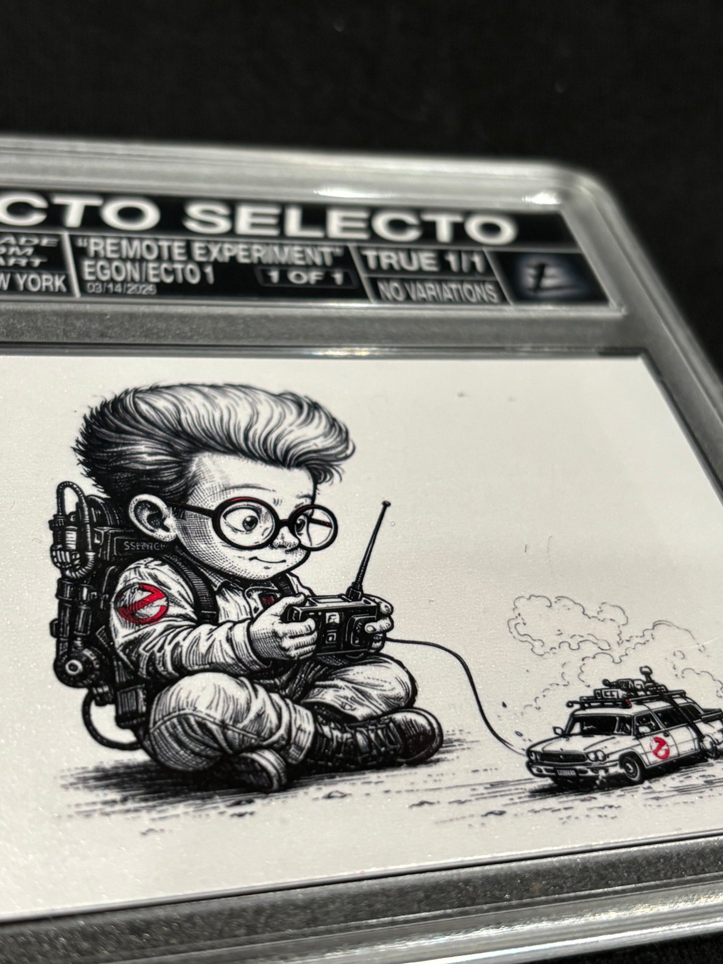 Egon Spengler – “Remote Experiment” – (Ecto Selecto 1/1 Art Card)