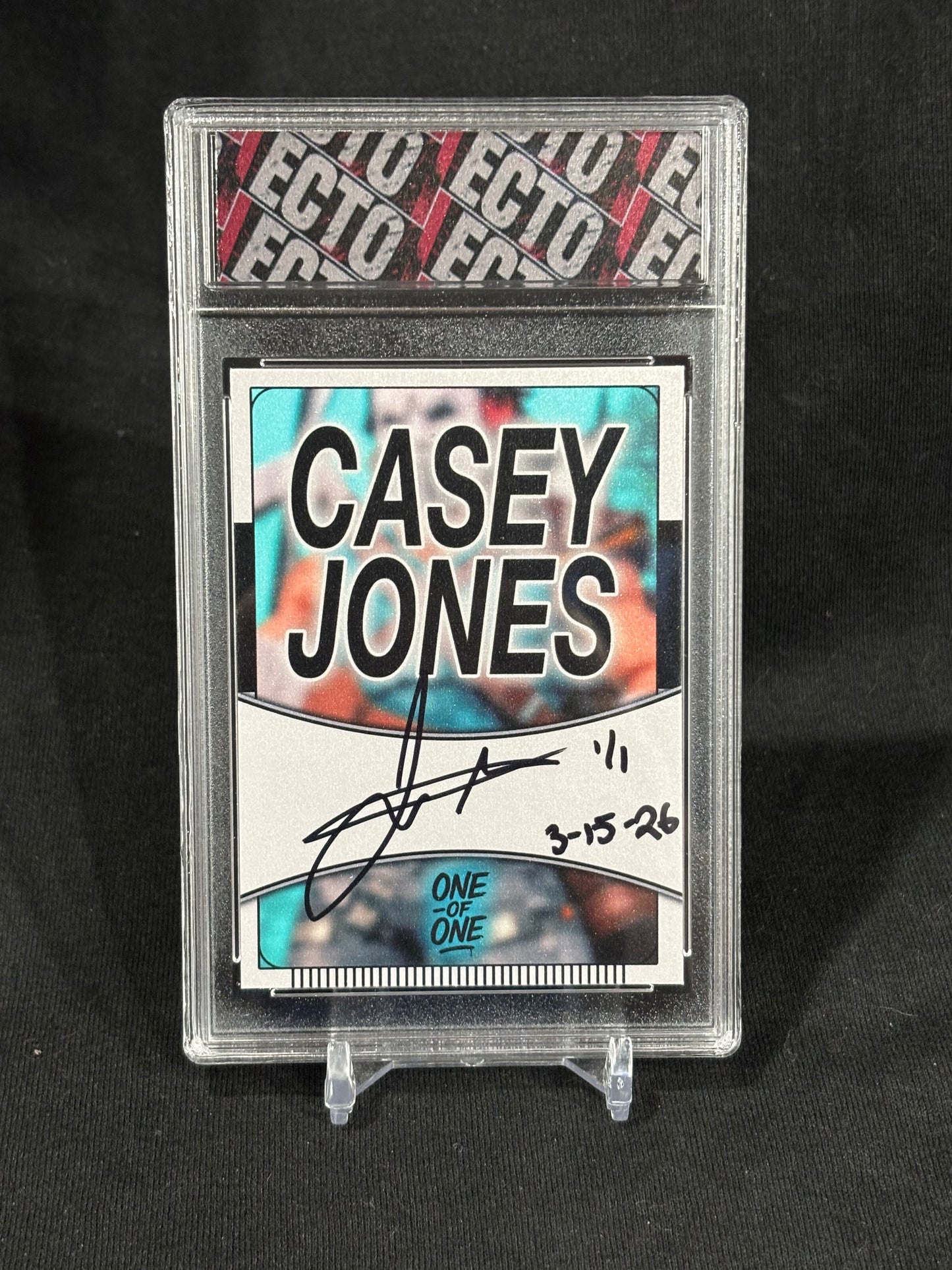 Casey Jones – “Pain 101” – (Ecto Selecto 1/1 Slabbed Custom Art Card)