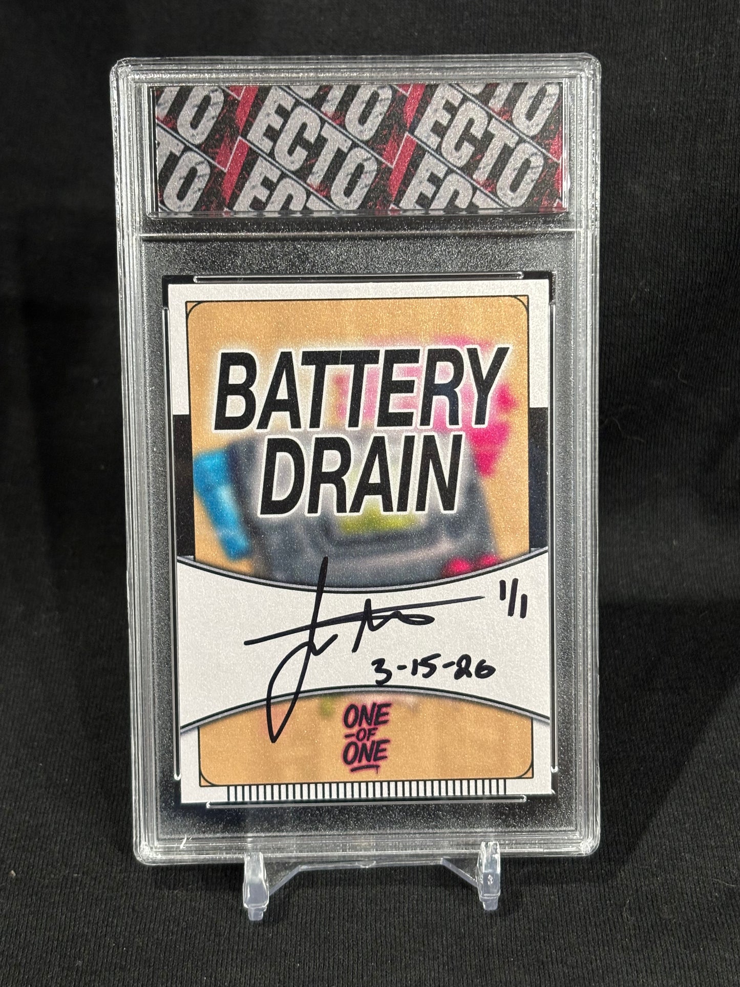 Sega Game Gear – “Battery Drain” – (Ecto Selecto 1/1 Art Card)