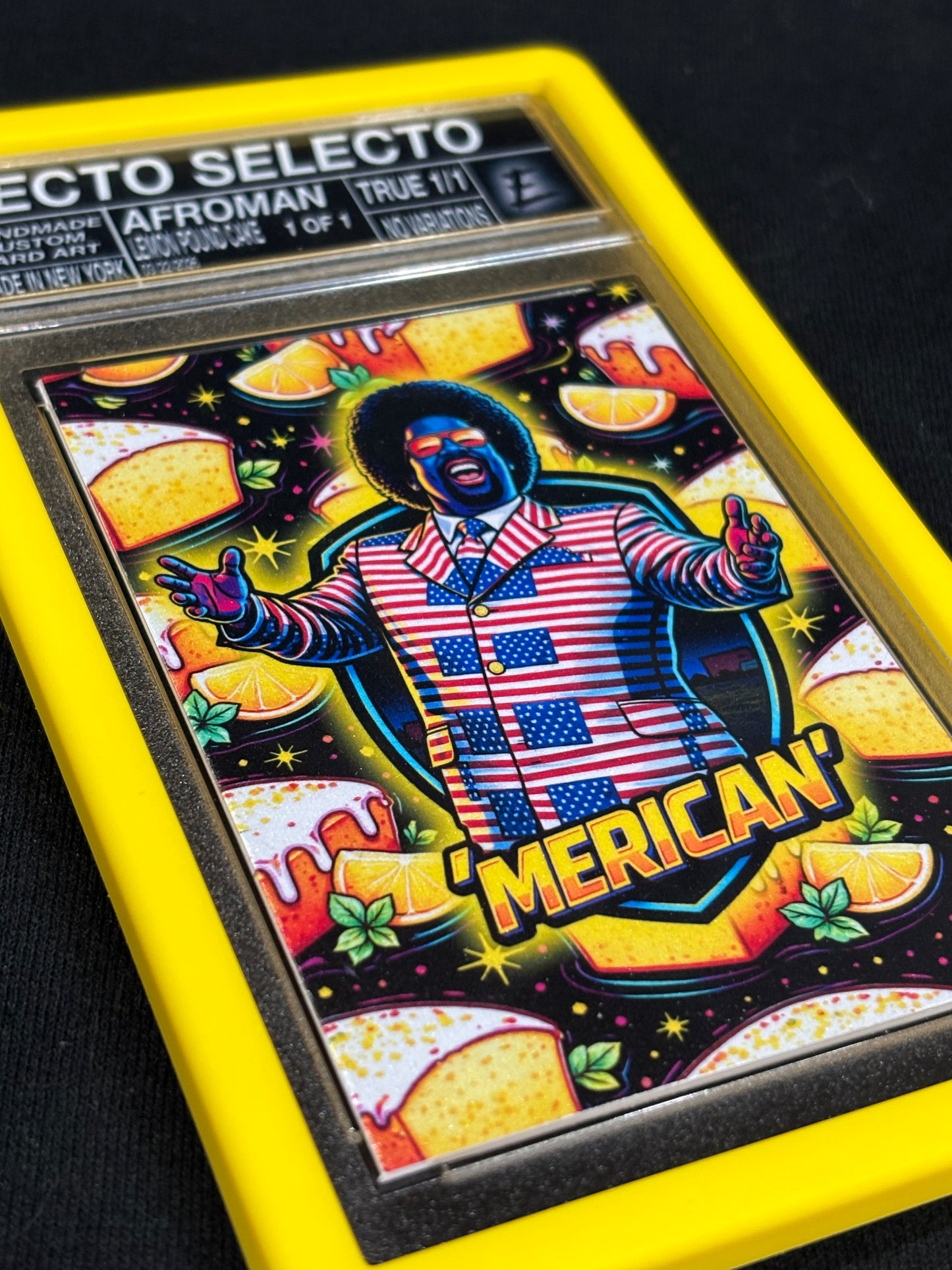Afroman – “Lemon Pound Cake” – (Ecto Selecto 1/1 Slabbed Art Card)