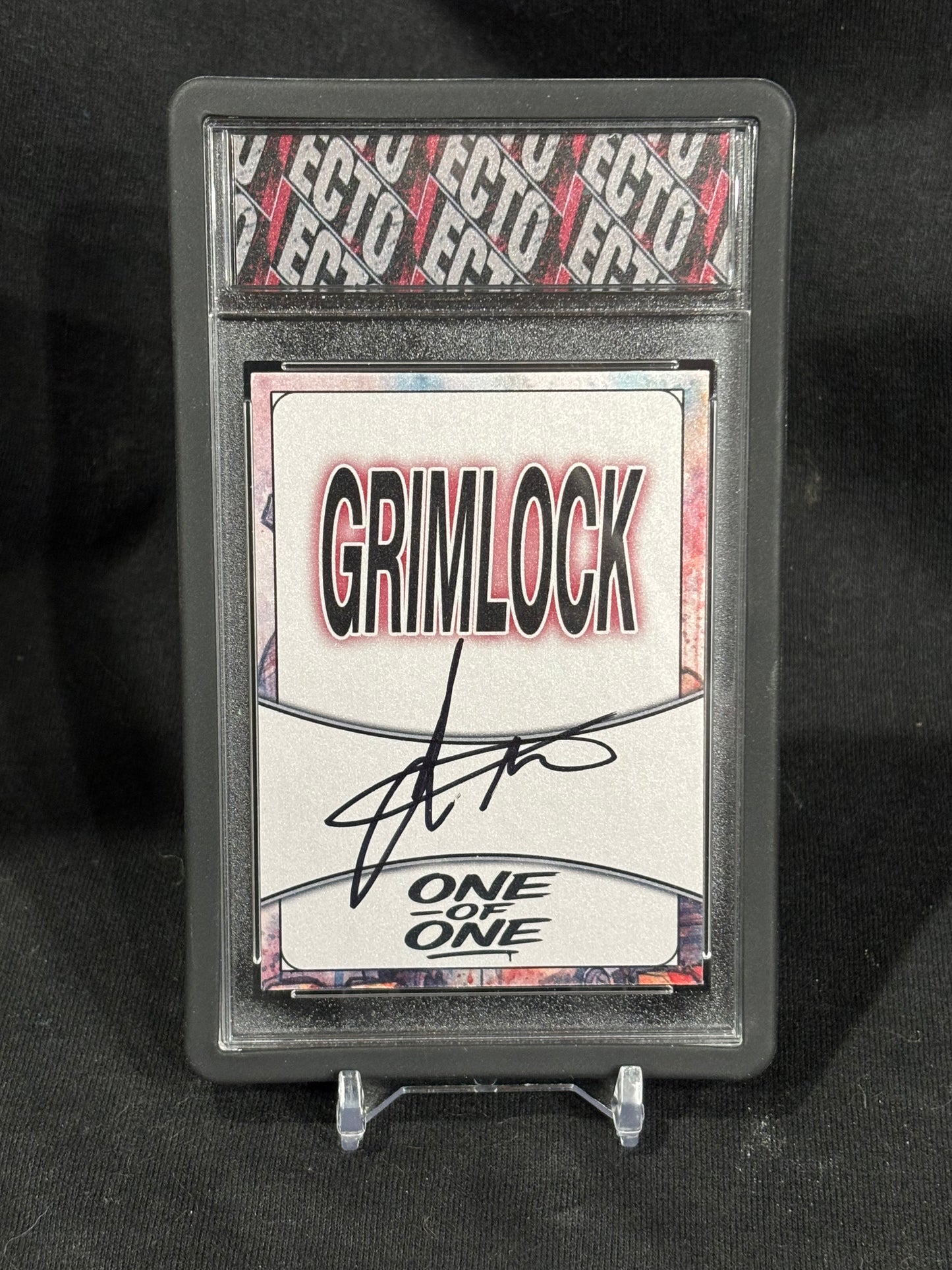 Grimlock – “Iron Extinction” – (Ecto Selecto 1/1 Slabbed Art Card)
