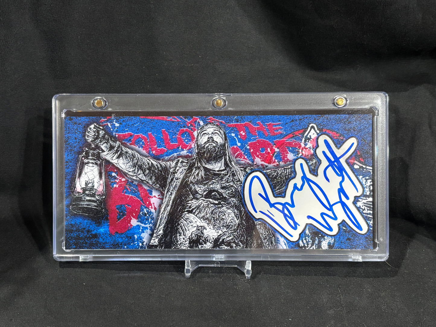 Bray Wyatt – “Follow the Light” – (ECTO Cut Signature 3.5x8 1/1)