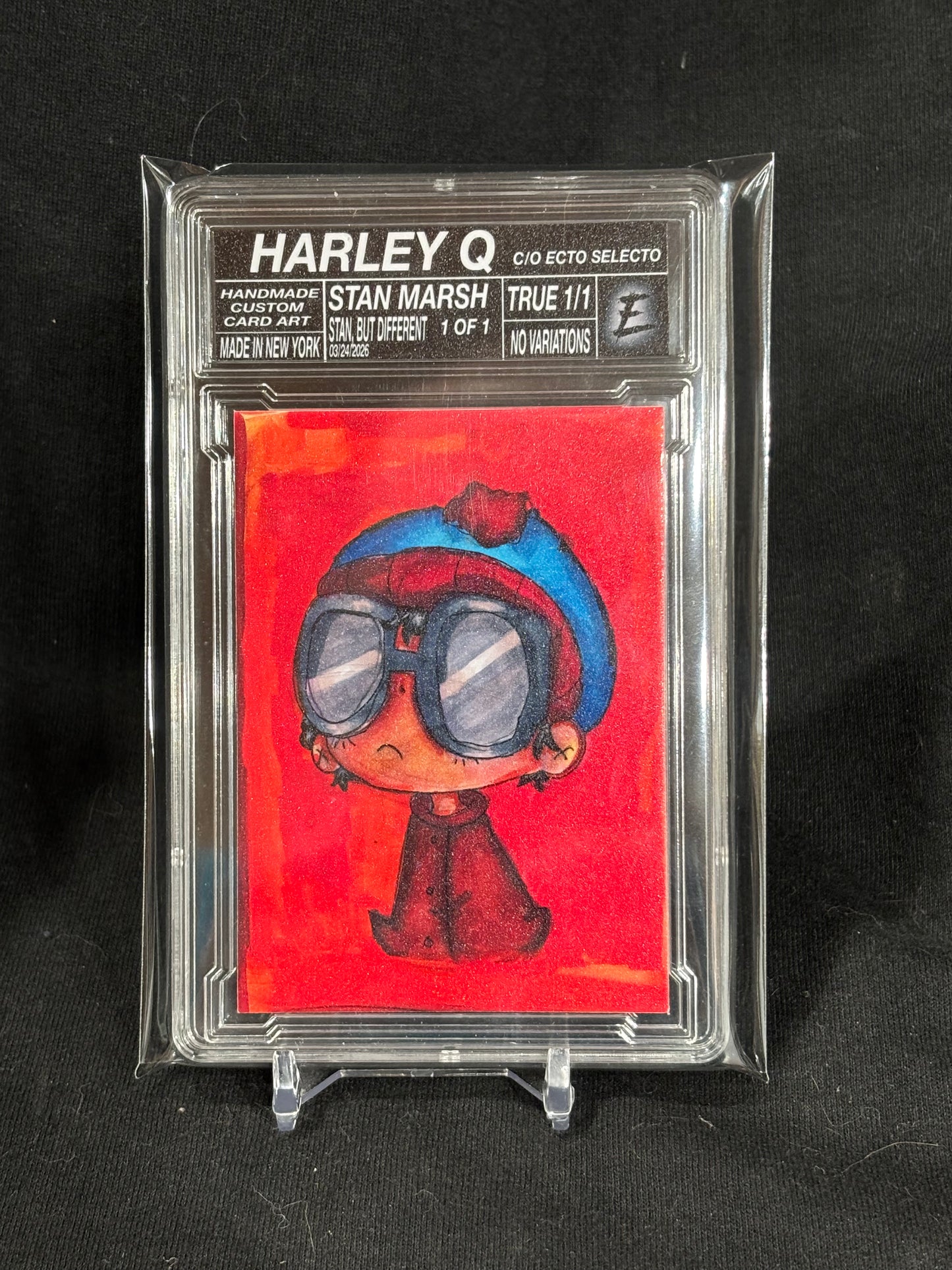 Harley Q – “Stan, But Different” – (Ecto Selecto 1/1 Custom Art Card)