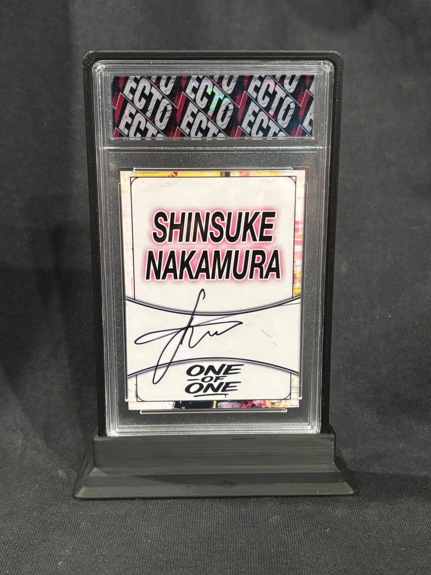 Shinsuke Nakamura – “Signal Distortion” – (Ecto Selecto 1/1 Cut Signature Card)