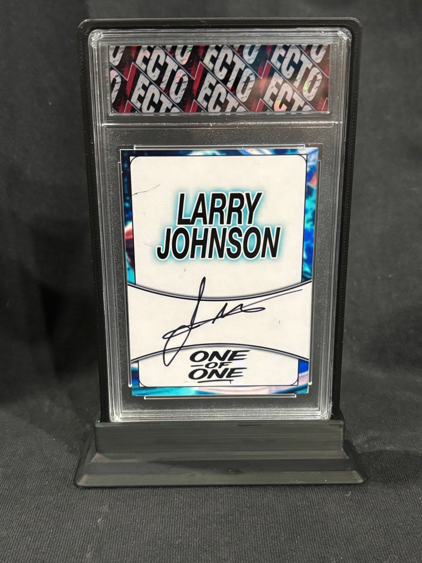 Larry Johnson – “Grandmama Voltage” – (Ecto Selecto 1/1 Harvested Auto Art Card)
