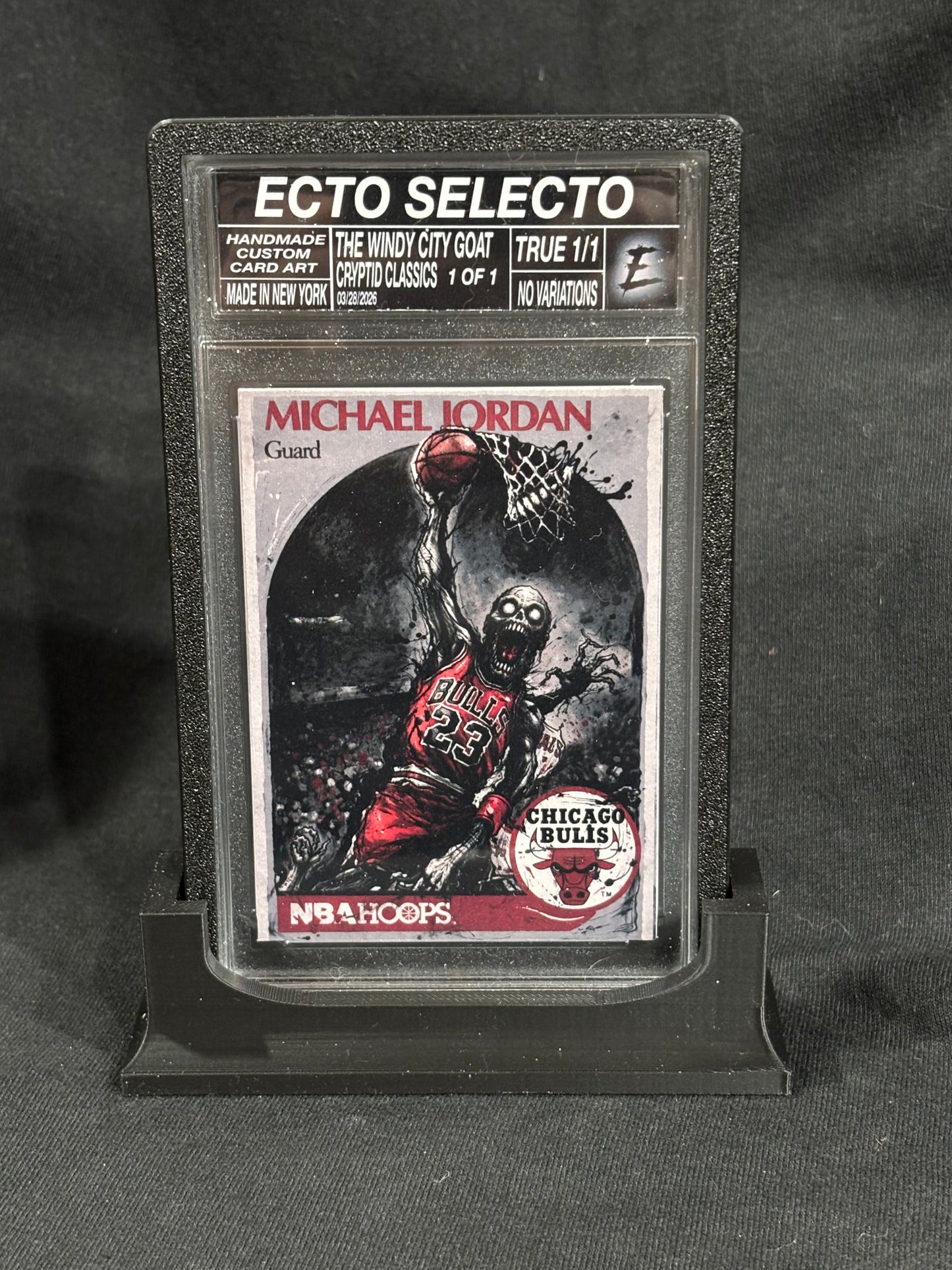Michael Jordan – “The Windy City Goat” – (Cryptid Classics 1/1 Slabbed Art Card)