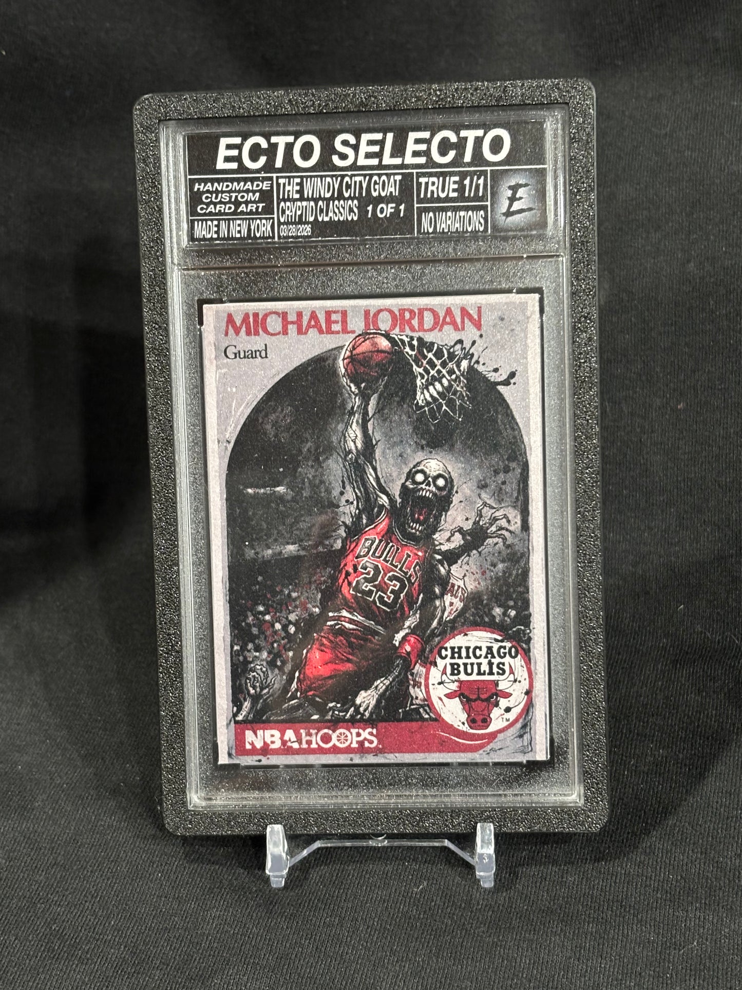Michael Jordan – “The Windy City Goat” – (Cryptid Classics 1/1 Slabbed Art Card)