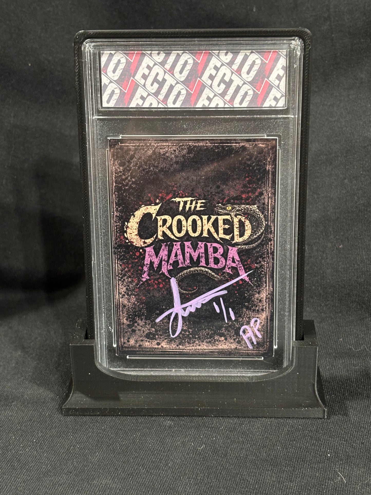 Kobe Bryant – “The Crooked Mamba” – (Cryptid Classics 1/1 Slabbed Art Card)
