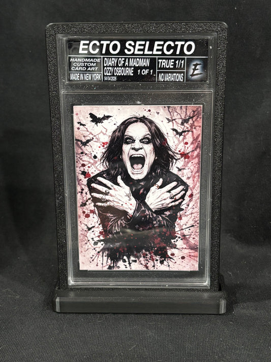 Ozzy Osbourne – “Diary of a Madman” – (Ecto Selecto 1/1 Art Card)