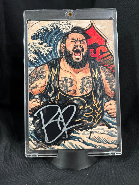 Bronson Reed – “Tsunami” – (Ecto Selecto 4x6 Cut Signature)