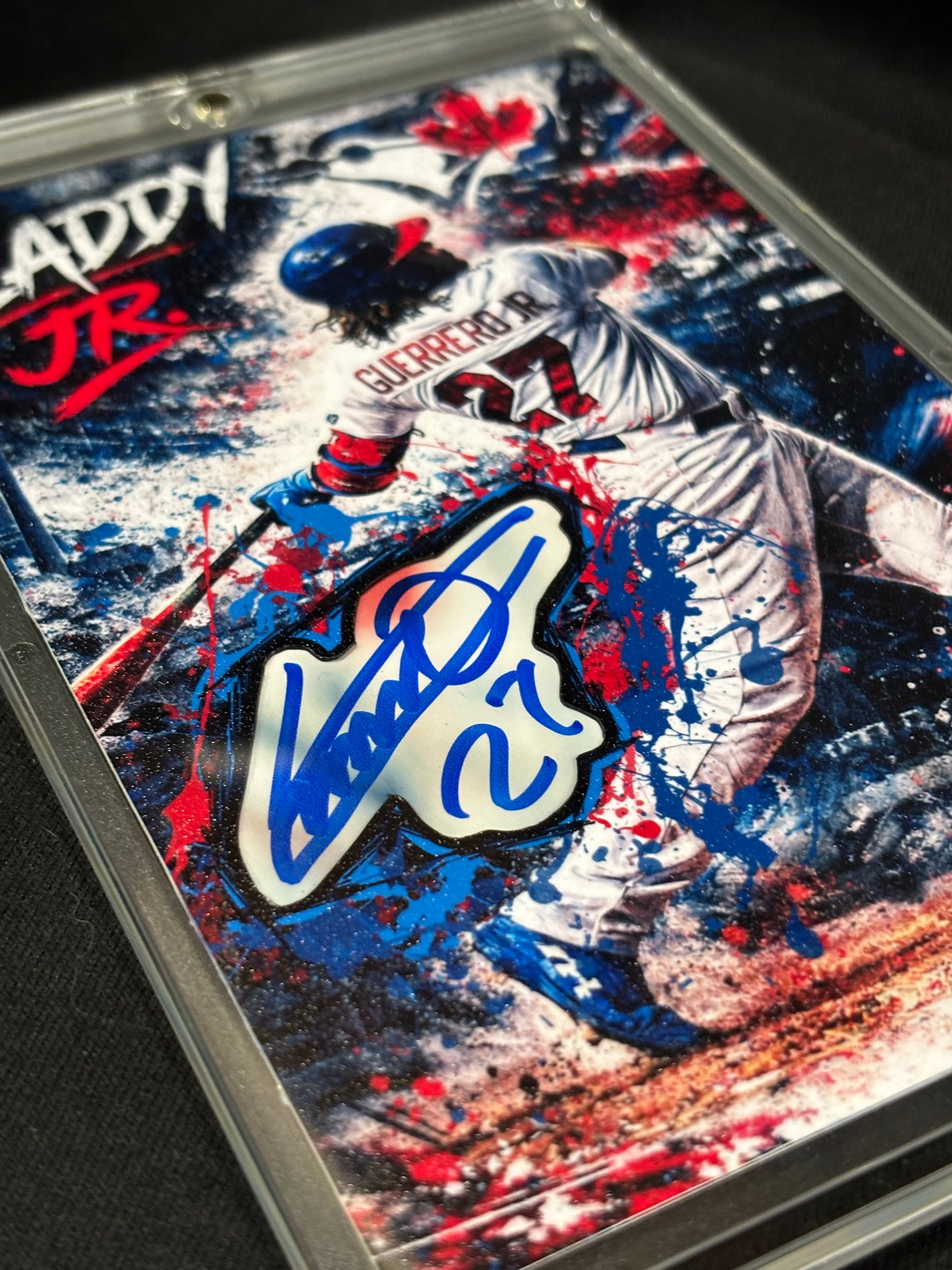 Vladimir Guerrero Jr. – “Vladdy Jr.” – JSA Certified Cut Signature (Ecto Selecto 4x6 Art Card) – 1/1