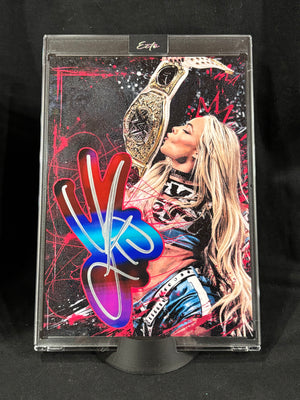 Liv Morgan – “The Crowned Rebel” – 5×7 JSA Certified Cut Signature (Ecto Selecto 1/1)
