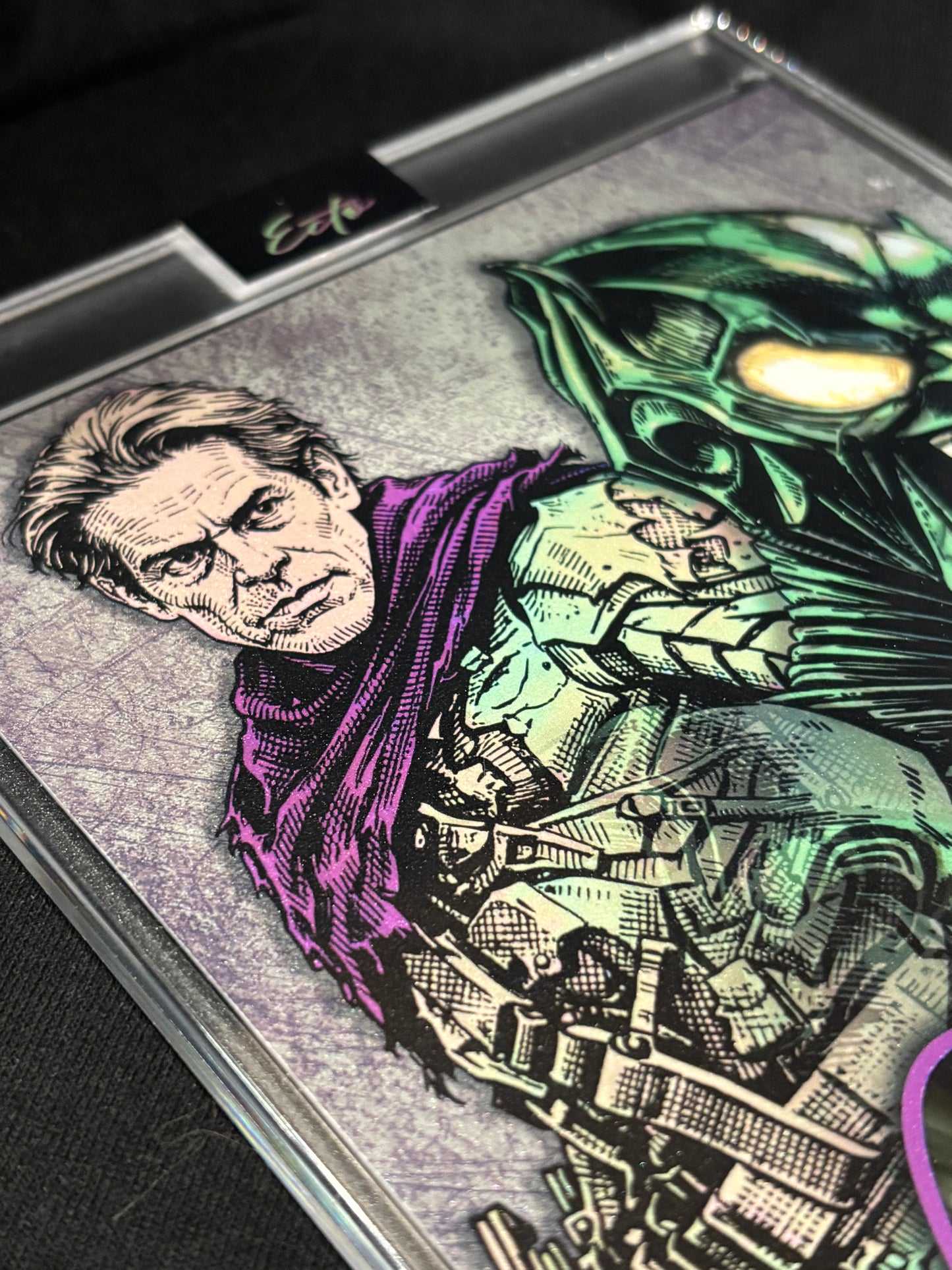 Willem Dafoe – “Split Persona” – 5x7 Beckett COA - (Ecto Selecto 1/1 Cut Signature Art Card)