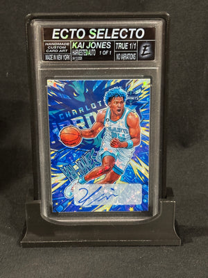 Kai Jones – “Electric Buzz” – (Ecto Selecto 1/1 Harvested Auto Art Card)