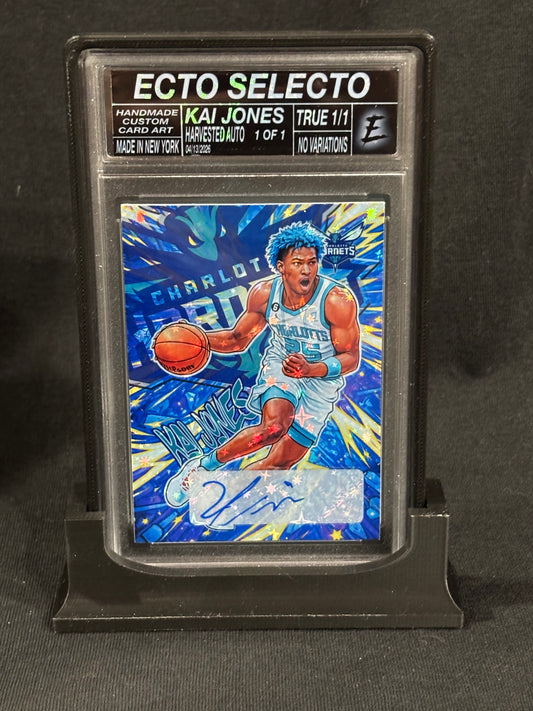 Kai Jones – “Electric Buzz” – (Ecto Selecto 1/1 Harvested Auto Art Card)
