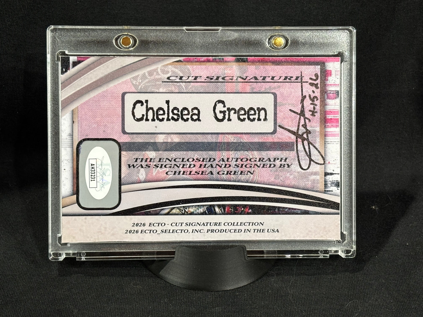 Chelsea Green – “Hot Mess” –  3.5x5.25 - (Ecto Selecto Cut Signature Card)