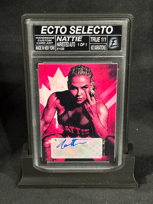 Natalya Neidhart – “Canadian Heat” – (Ecto Selecto 1/1 Cut Signature Card, WWE Auto)