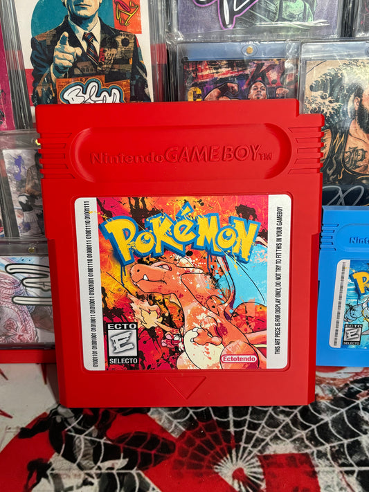 Charizard – “Ectotendo Cartridge (Jumbo)” – (8.5x9.5 Oversized Display Art Piece)