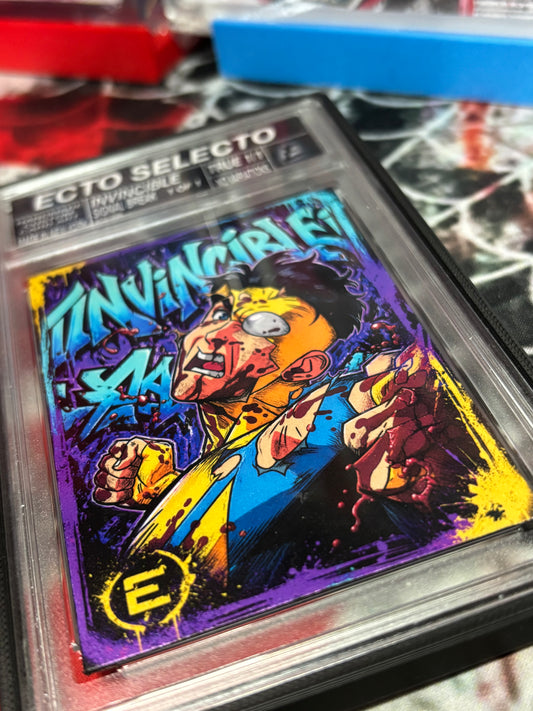 Invincible – “Breaking Point” – (Ecto Selecto Signal Break 1/1 Slabbed Art Card)