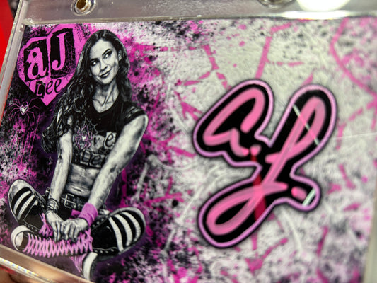 AJ Lee – “Punk Heart” –  1/1 - (ECTO Cut Signature 3.5x5.24 Art Card)