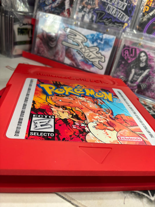 Charizard – “Ectotendo Cartridge (Jumbo)” – (8.5x9.5 Oversized Display Art Piece)