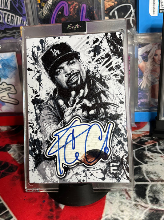 Ice Cube – “Street Relic” – (4x6 Cut Signature Art Card) - JSA COA