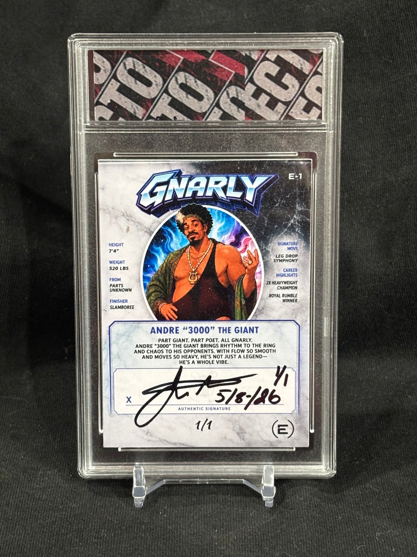 Andre “3000” The Giant – “Gnarly” – (Ecto Selecto Custom Card Art)