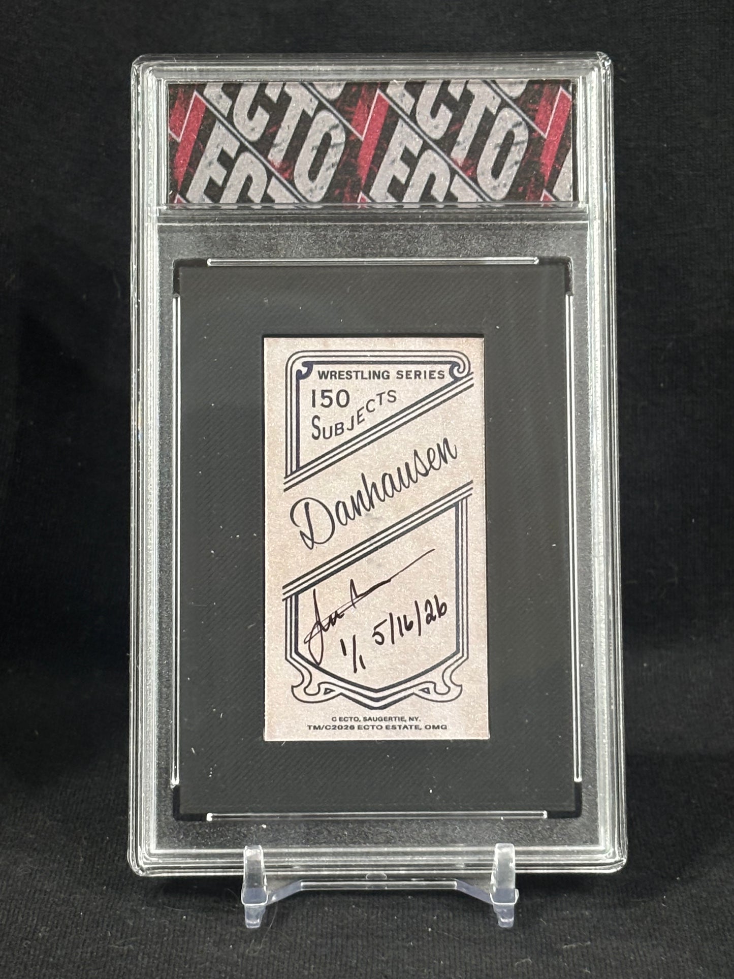 Danhausen – “T206” – (ECTO SELECTO 1/1 Wrestling Art Card)